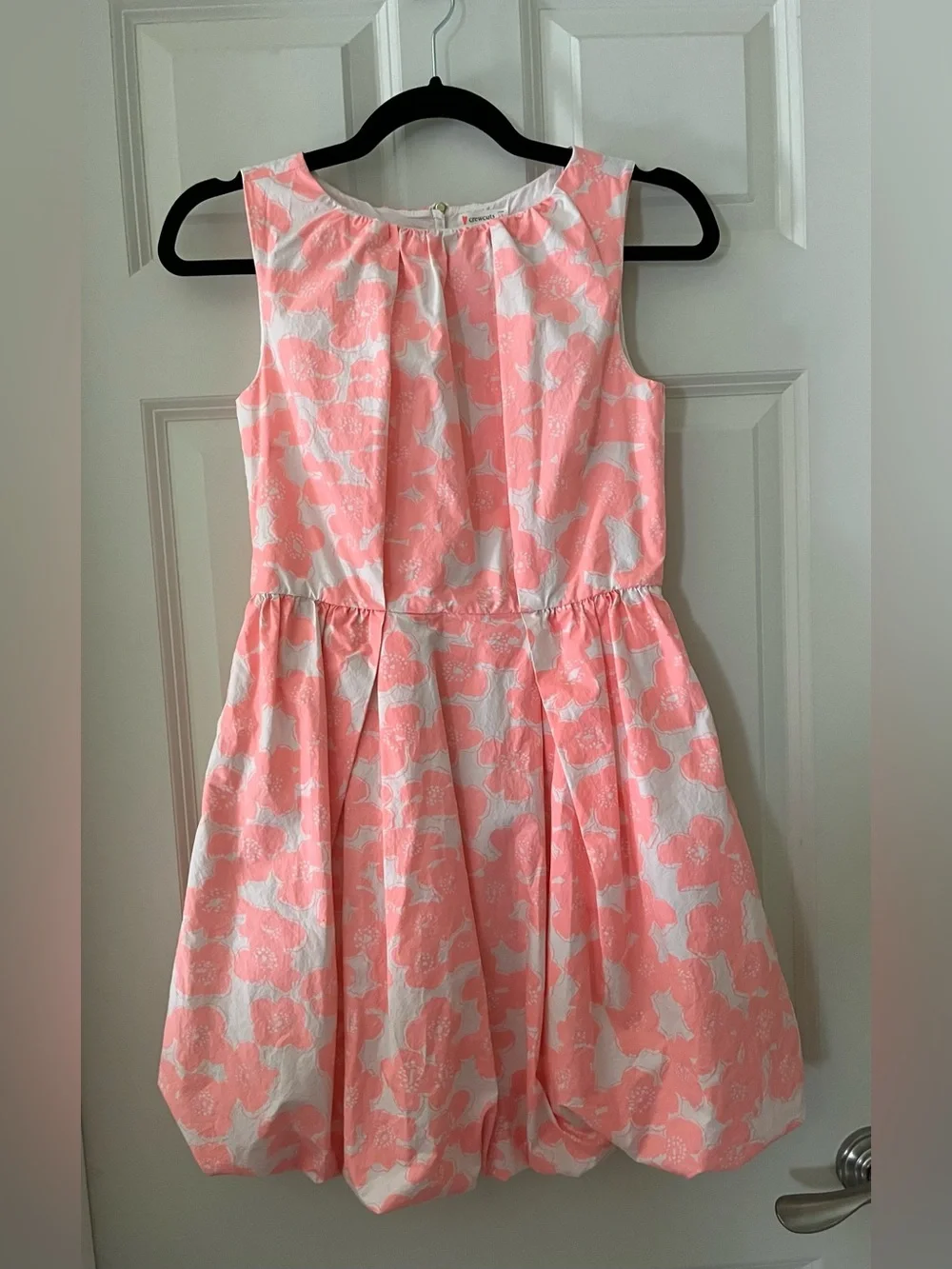 Crewcuts by J. Crew girls' sleeveless bubble-hem dress vibrant coral wedding 14